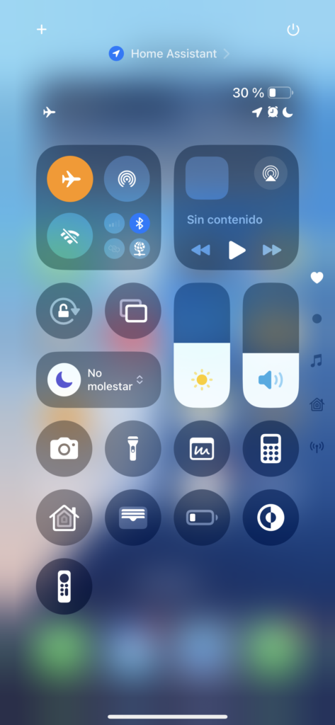 Activar el modo avión de un iPhone des de el centro de control